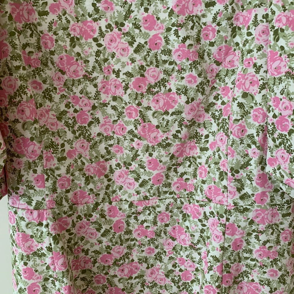Sezane Alexandra Robe in Peonies - Picture 6 of 14